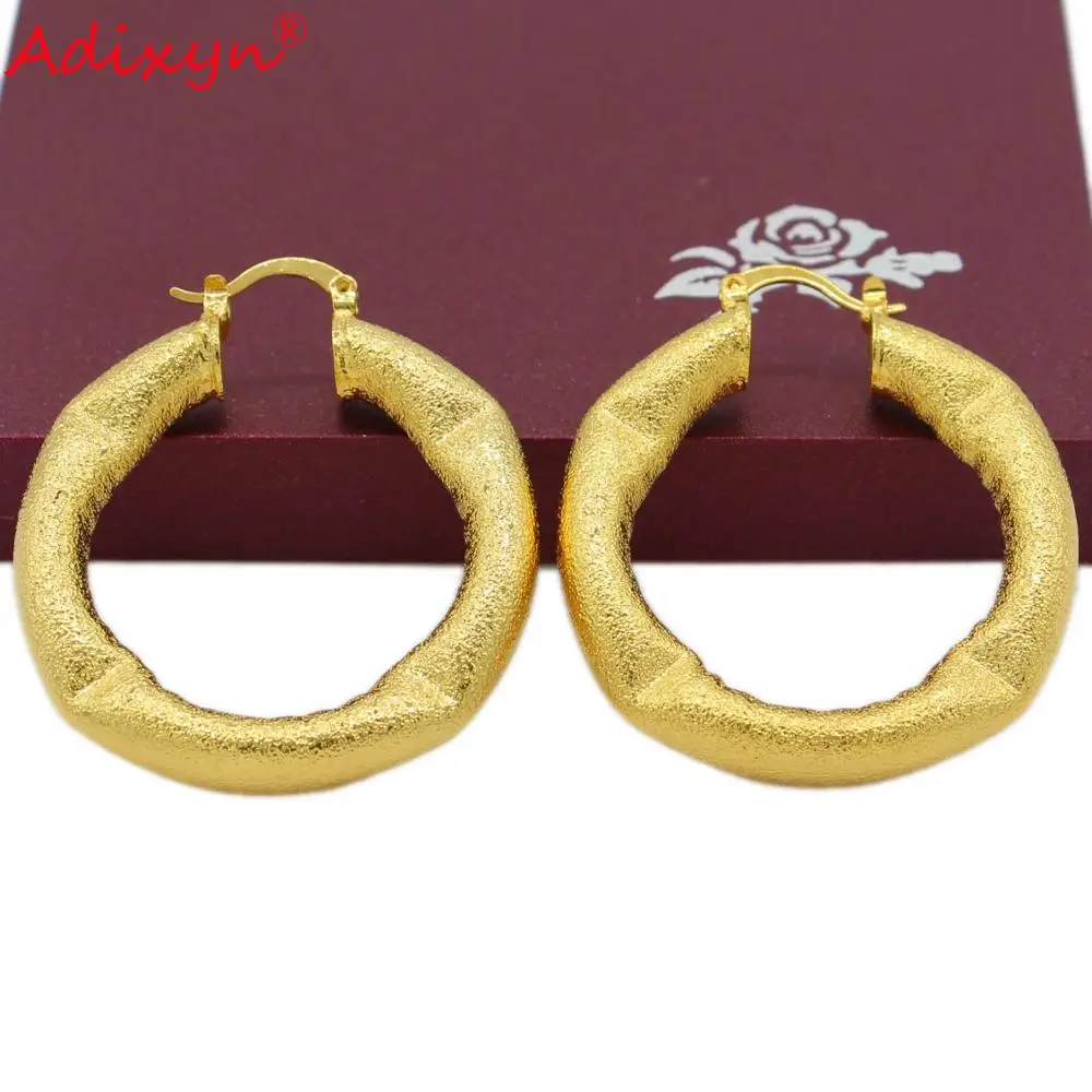 Adixyn серьги кольца неправильной формы ювелирные изделия золотого цвета для
