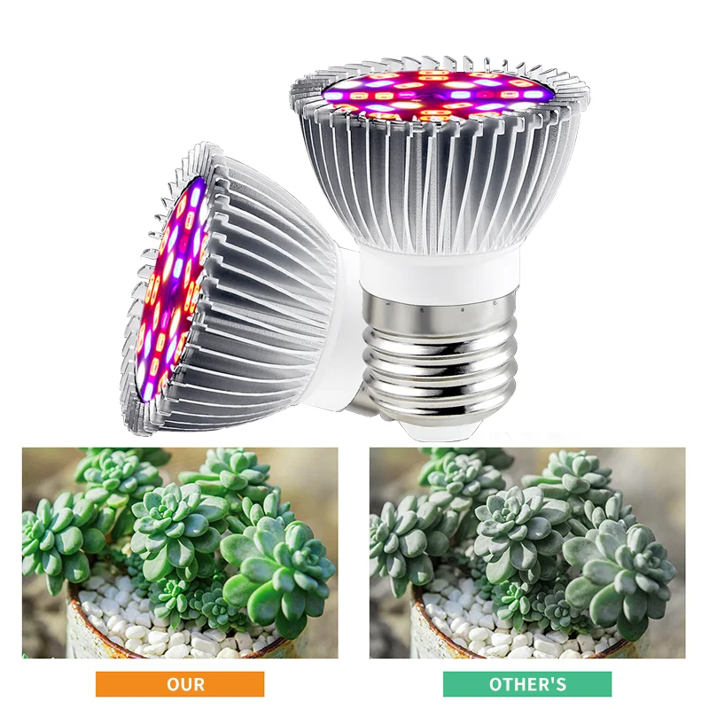 

LED Grow Light E14 E27 AC 85 265 Full Spectrum Led bulb plant lamp Red Blue UV IR for grow tent greenhouse grow lighting