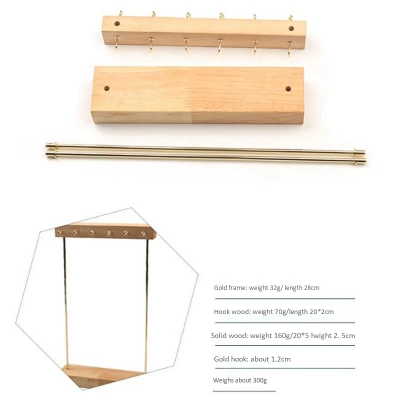 

Women's Jewelry Vertical Necklace Storage Box and Earring Holder, Store Accessories and Ring