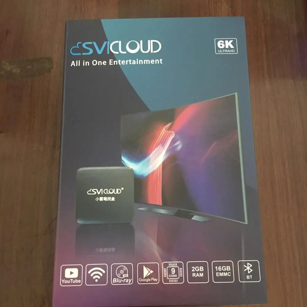 2 шт./лот Новое поступление 2019 телевизионная приставка из волокна Сингапура SVICloud