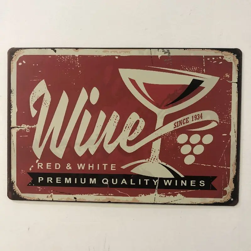 

[Luckyaboy] Pugdog Alcohol VIP Castrol Vintage Metal Tin Sign Home Bar Pub Garage Gas Station Decor Plates Man Cave Wall Sticker