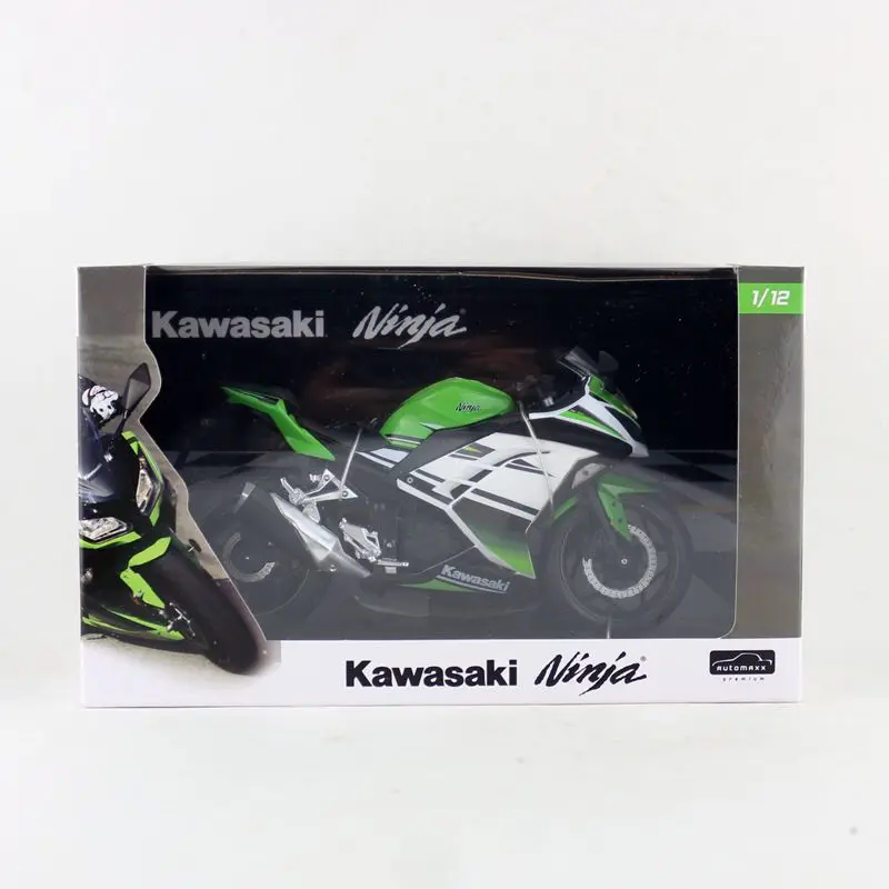 /модель мотоцикла Automaxx/масштаб 1:12/2013 Kawasaki Ninja 250/300 мотокросса/образовательная Коллекция/подарок