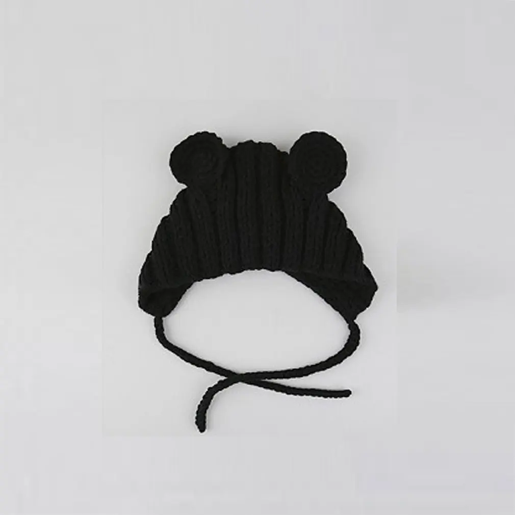 

New Baby Newborn Hats Autumn And Winter 0-3 Years Old Handmade Bear Ears Hats