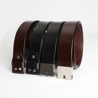 mens womens belts hip hop punk style buckle smooth buckle punching 3 7cm belt body luxury real cowhide delivery connector