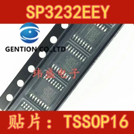

10 шт. SP3232EEY 3232 ee TSSOP-16 патч трансивер RS-232 + 3,0 V to + 5,5 V в наличии 100% новый и оригинальный