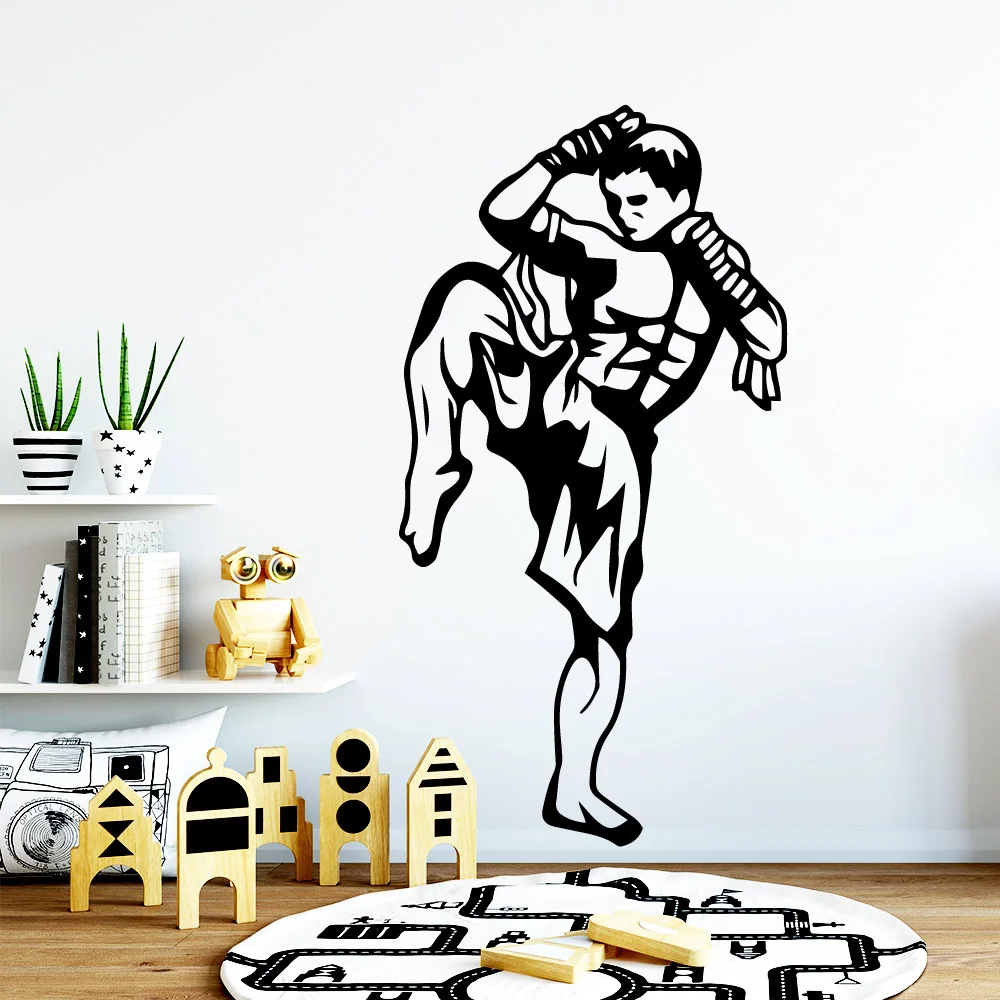 Beauty boy kongfu самоклеющиеся виниловые обои для детской комнаты домашний декор