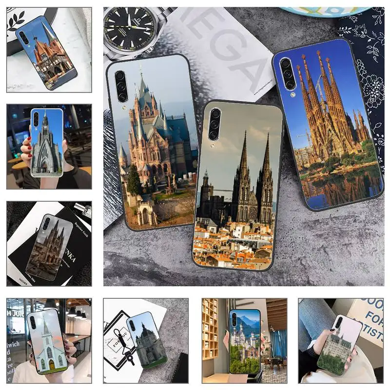 

Russian city building Phone Case For Samsung galaxy A S note 10 7 8 9 20 30 31 40 50 51 70 71 21 s ultra plus