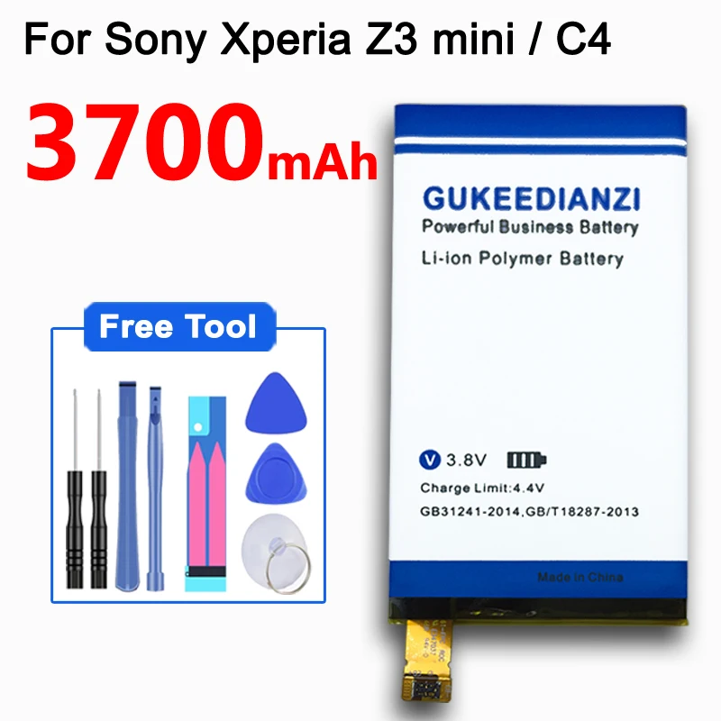 GUKEEDIANZI 3700 мАч батарея мобильного телефона LIS1561ERPC для sony Xperia C4 E5333 E5363 E5306 E5303 сменные батареи