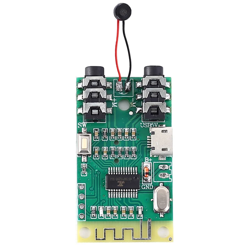 

Bluetooth 4.2 Audio Transmitter Receiver Board 3.7V-5V 10M Distance MP3 Decoding Wireless Module Speakers for Arduino