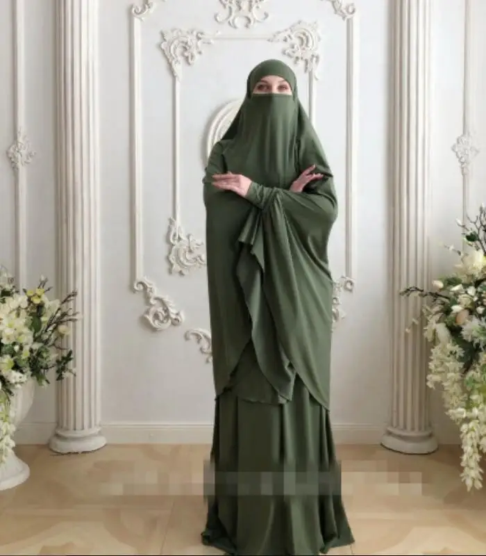 Комплект из 2 предметов для мусульманских женщин Niqab Burka Саудовская Аравия хиджаб