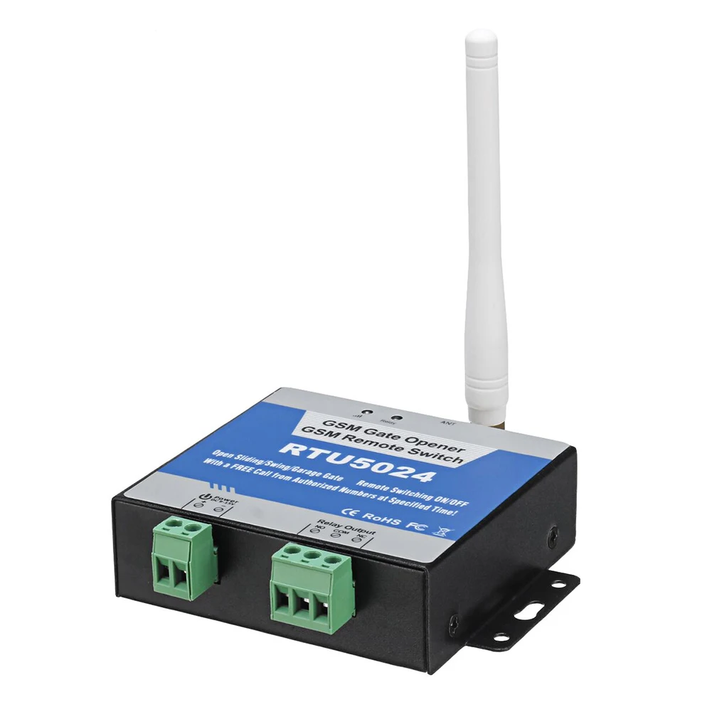 

RTU5024 GSM Gate Opener Relay Switch Wireless Remote Control Door Access Door Opener Free Call 850/900/1800/1900MHz for House