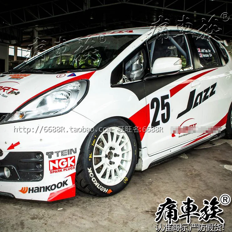 Car stickers For Honda Fit GK5 JAZZ 2014-2019 body appearance new decoration modification | Автомобили и мотоциклы