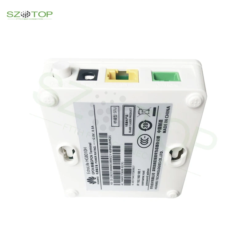 

Huawei hg8010h gpon onu ftth roteador de fiber зрения ont 1ge с единственным отверстием и адаптером epon onu