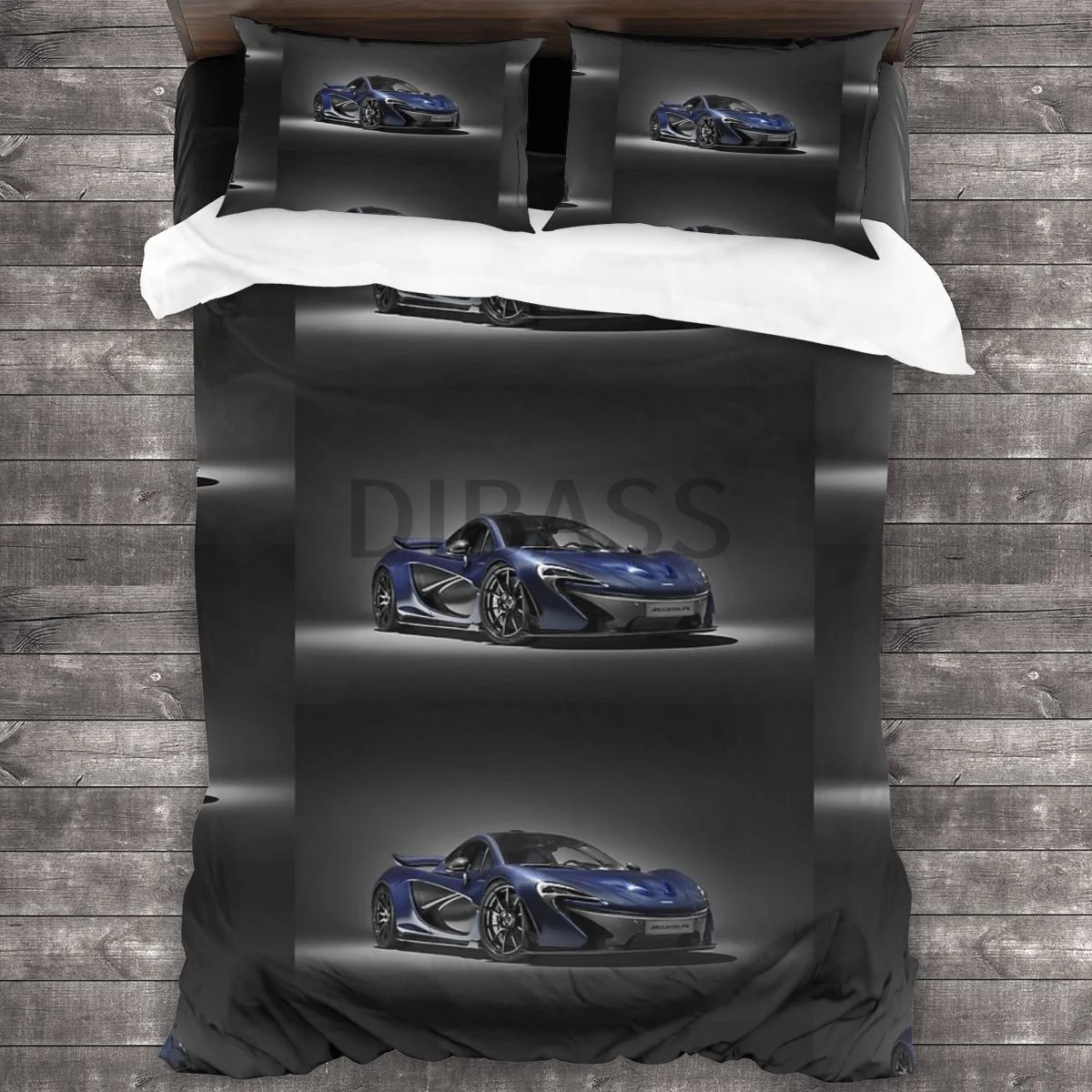 

McLaren P1 Comforter Set with 2 Pillowcases，Soft Microfiber Bedding Set Duvet Cover