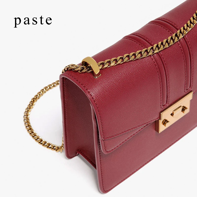 2019 новый стиль модная кожаная маленькая квадратная сумка с перекрестной