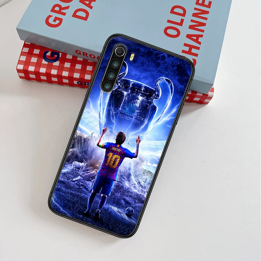 

Lionel Messi Soccer Football 10 Phone Case For Xiaomi Redmi Note 7 8 8T 9 9S 4X 7 7A 9A K30 Pro Ultra black Bumper 3D Coque