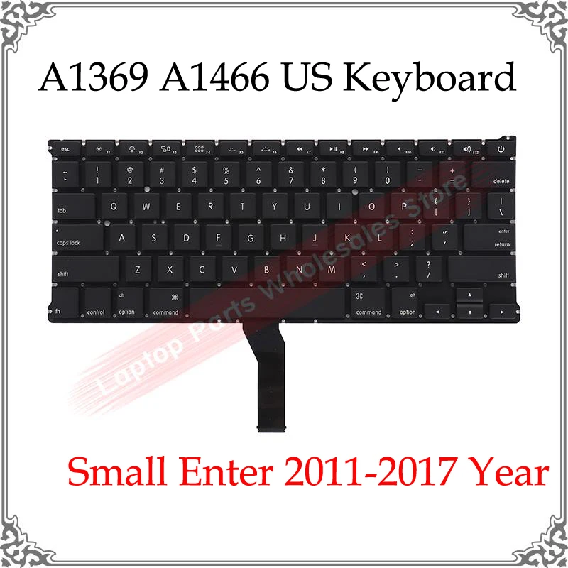 

A1369 A1466 Клавиатура США 2011 2012 2013 2014 2015 2016 2017 год для Macbook Air Small Enter US A1369 A1466 замена клавиатуры