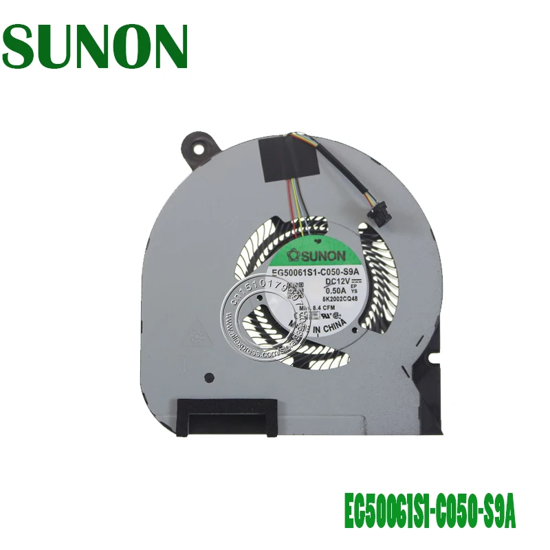 Охлаждающий вентилятор для процессора ноутбука Φ DC12V 0.50A 4PIN DP/N 0WMJ4N WMJ4N EG50061S1 C050