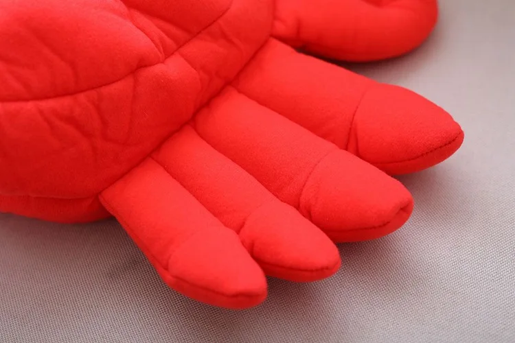 3d Имитация краба подушка Красный преувеличенный модный головной протектор