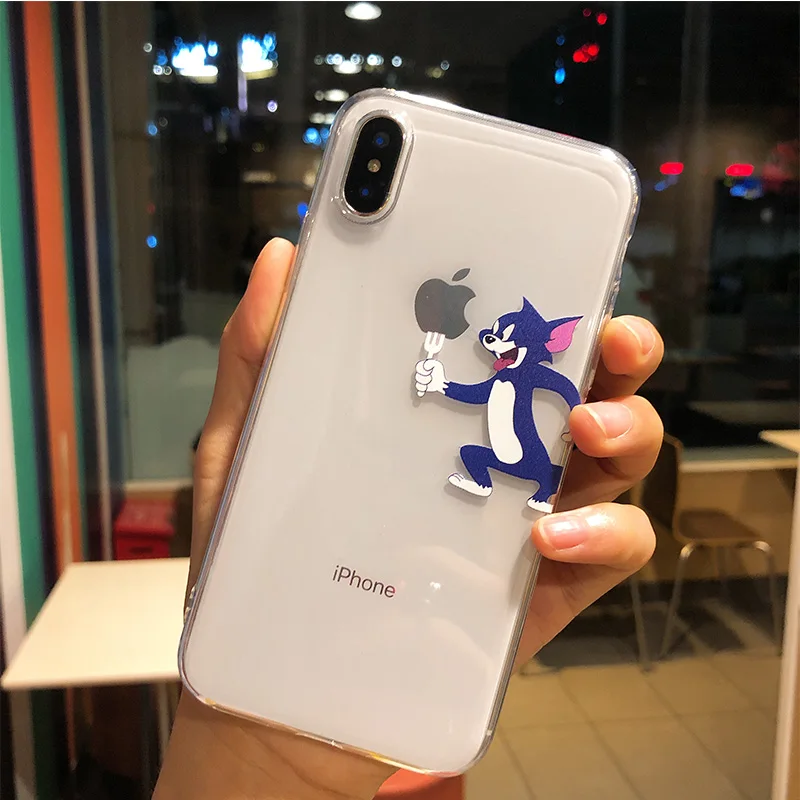 07A Для iphone 6 7 8 6s 11 Pro Max чехол для iphone X XS XR 7 8 Plus xs max 5 5S se чехол с человеком-пауком прозрачный чехол с принтом Микки - Цвет: 07A