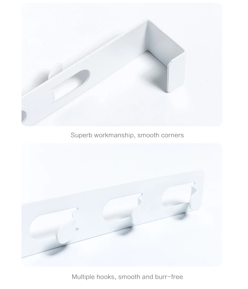 4 отверстия креативные многофункциональные бесшовные железные двери за пальто