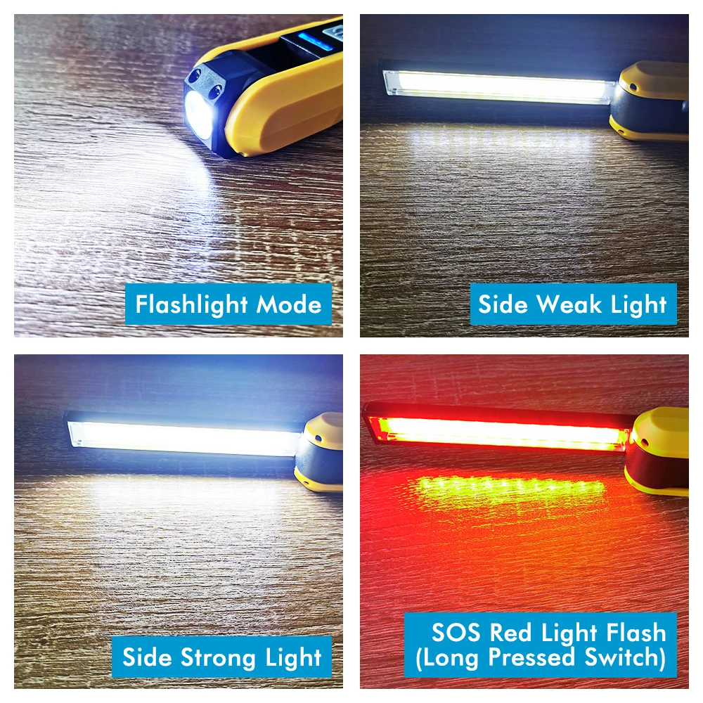 저렴한 높은 전원 플래시 라이트 자석 수리 LED 작업 조명 USB 충전식 다기능 조정 가능한 검사 빛 강력한 LED 저렴한 높은 전원 플래시 라이트 자석 수리 LED 작업 조명 USB 충전식 다기능 조정 가능한 검사 빛 강력한 LED