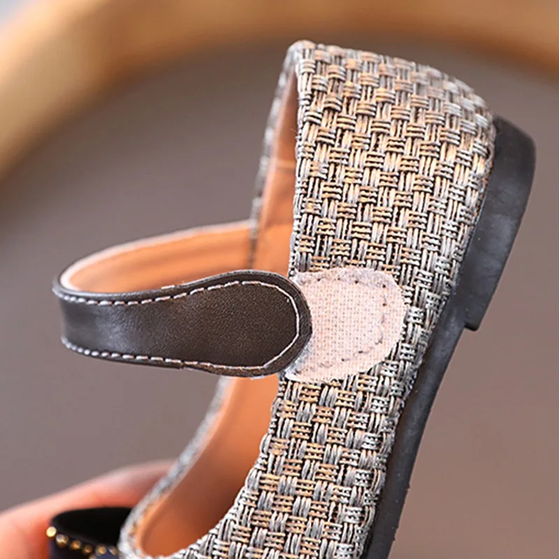 

Autumn Spring Girls Princess Shoes With Bow Leather Shoes Girls Party Dance Shoes Baby Student Flats Kids Performance Shoes