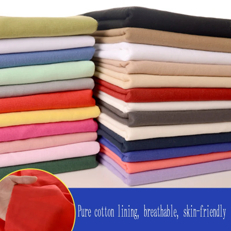 

Chainho, 32 kinds of solid color series, twill printing, patchwork, baby DIY sewing fabric