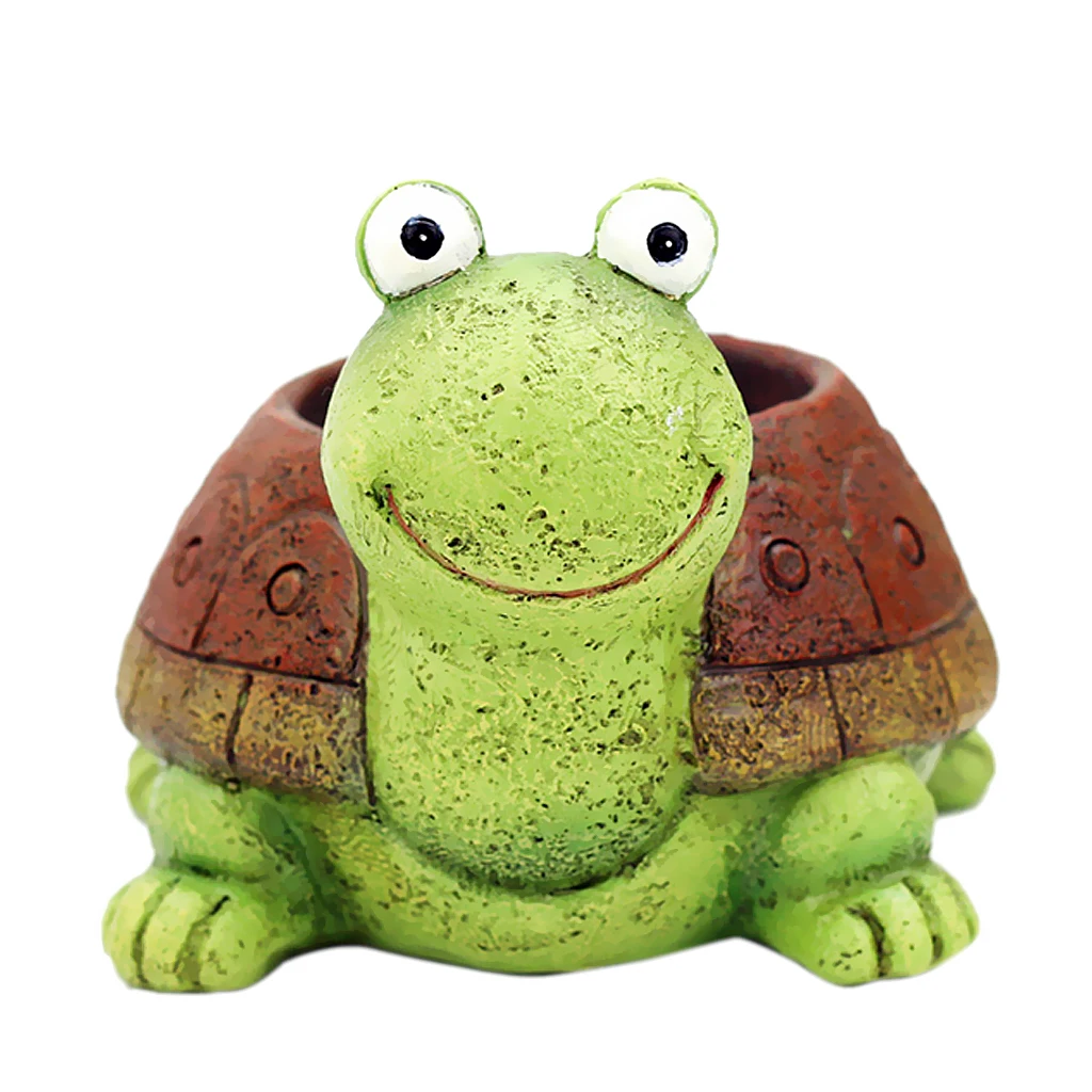 

Resin Turtle Design Cacti Succulent Plant Flower Plant Pot Garden Planter