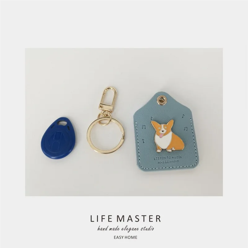 

Key Chains Anti-Lost Cartoon Access Control Card Set Key Chain Bag Pendant Cartoon Protective Key Ring Cute Women Gift Cortexdog