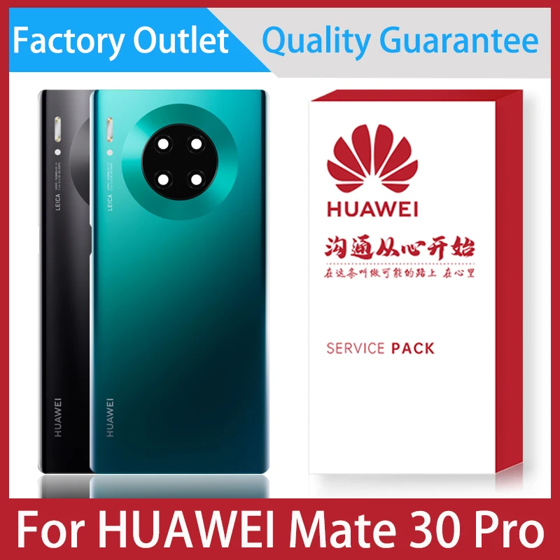 

Back Cover For Huawei Mate 30 Pro Back Battery Cover Rear Housing Door Case Housing Panel With Camera Lens
