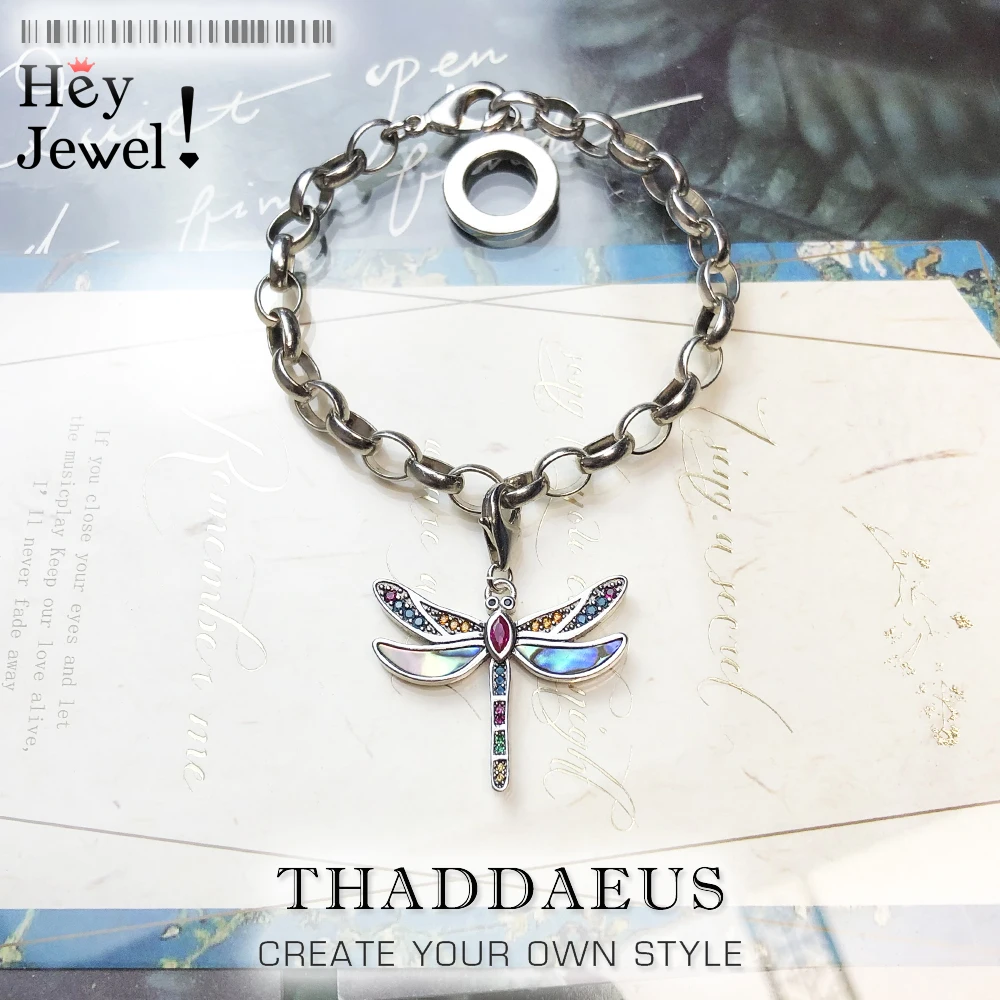 Подвеска в виде стрекозы браслет Европа ювелирные изделия стерлингового серебра