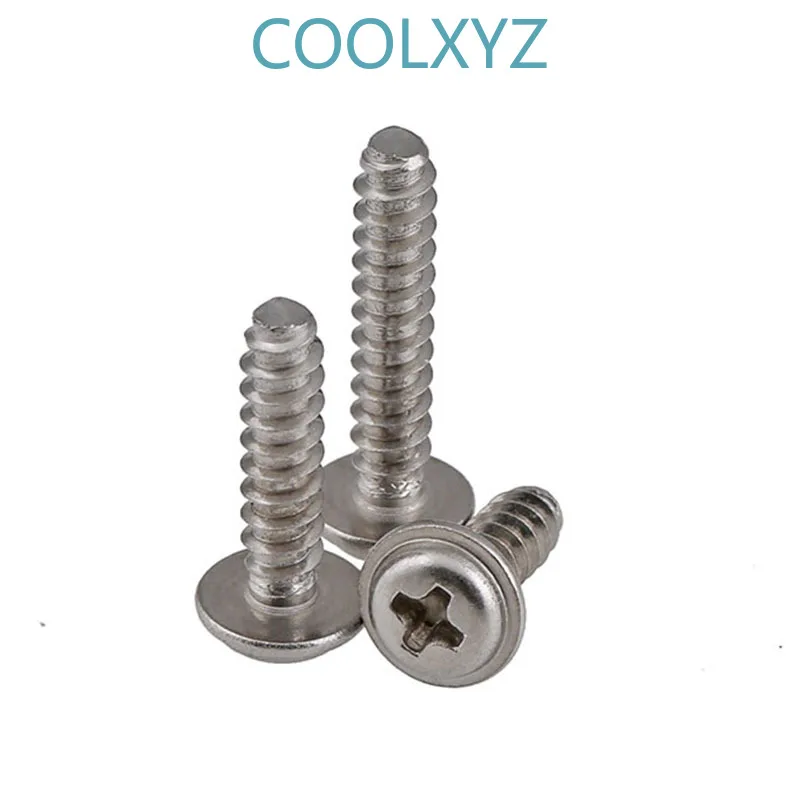 CoolXYZ самонарезающие винты из нержавеющей стали с крестообразной круглой