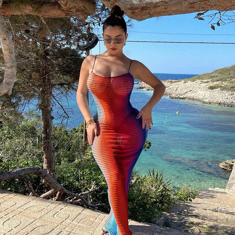 

New Summer Women Dress Strapless Bodycon Sexy Beach Dress Plus Size Maxi Dresses