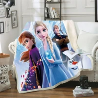 disney frozen blanket warm children kids blanket couch quilt cover travel bedding outlet velvet plush throw fleece blanket