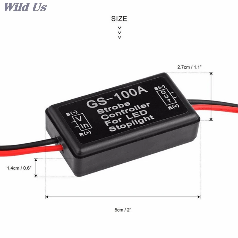 12v Car Vehicle Gs-100a Led Flash Strobe Controller Flasher Module Auto Rem Stop Light Lamp | Автомобили и мотоциклы