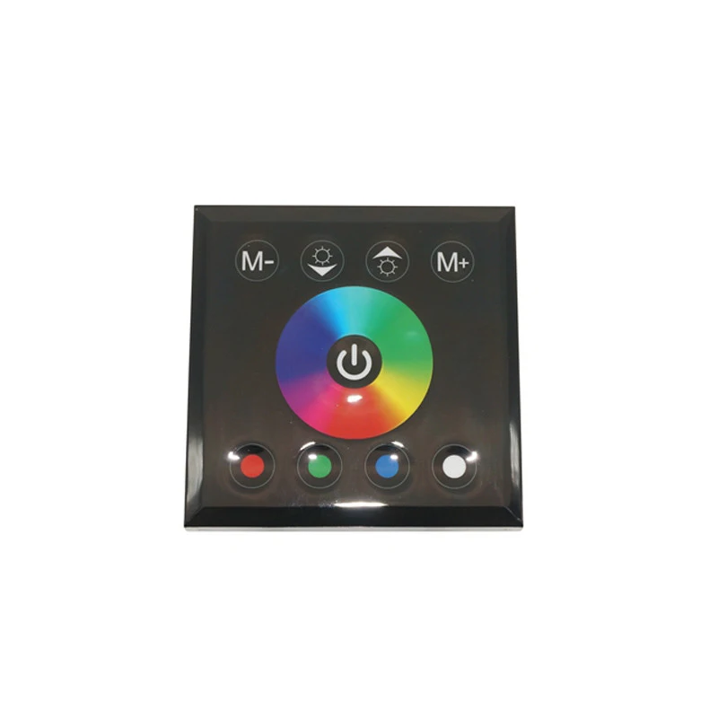 DC12V-24V Одноцветный/RGB/RGBW настенный контроллер сенсорной панели стеклянная панель