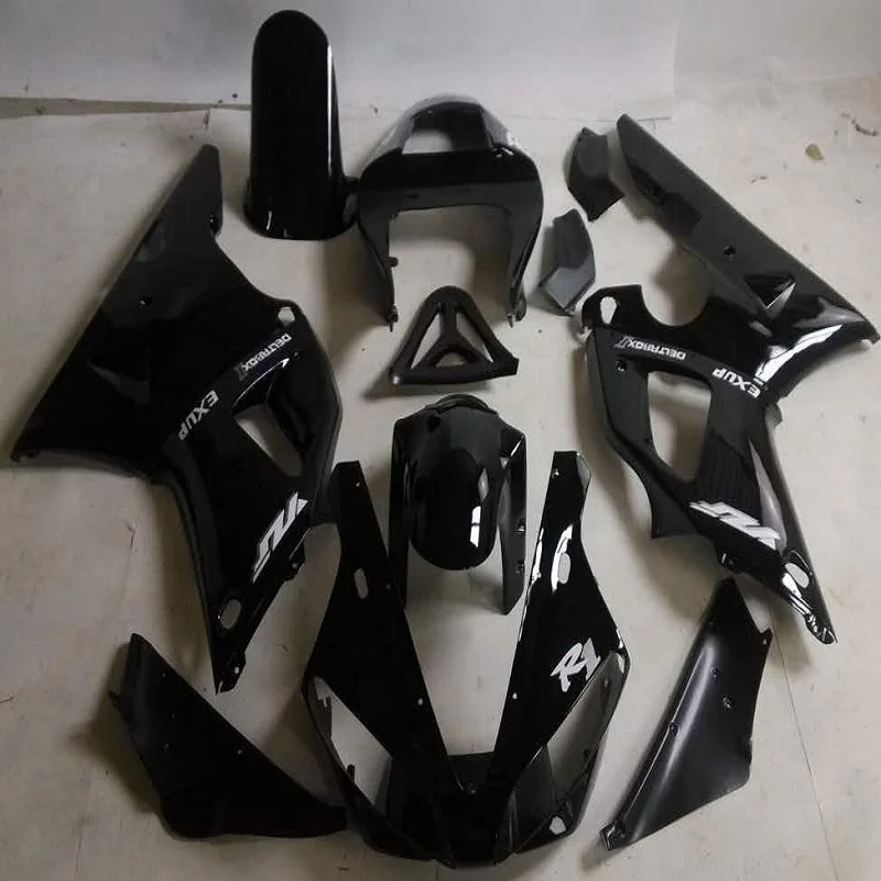 

Body Unpainted Full Fairing Kit black For YAMAHA YZF-R6 03-05 YZFR6 YZF600 YZF R6 R 6 YZF 600 03 04 05 2003 2004 2005 Fairing