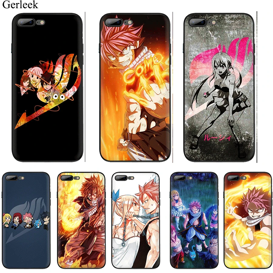 Fairy Tail Mobile Phone Case TPU Cover for iPhone 11 Pro XR X XS Max 7 8 6 6S Plus 5S SE 5 silicone Shell | Мобильные телефоны и