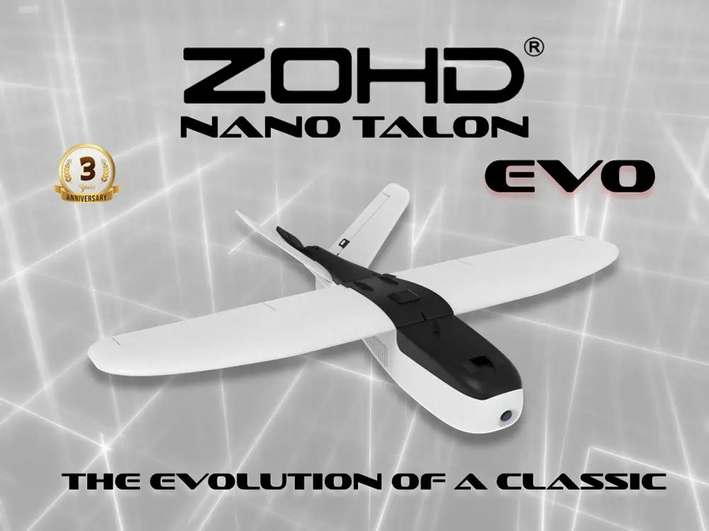 ZOHD Talon EVO 860 мм размах крыльев AIO V-Tail EPP FPV крыло RC самолет PNP/С FPV готов