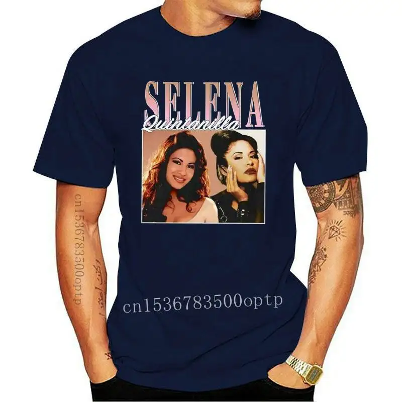 

New Selena Quintanilla T-shirt Vintage 90s Inspired Tshirt Hip hop T shirt For Man Women Summer Streetwear Cotton Short Sleeves