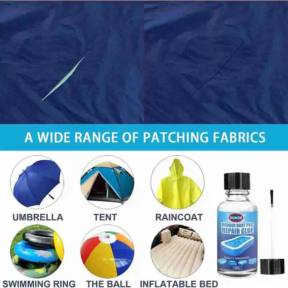 Спасательный круг для бассейна прочный ПВХ клей ремонта 30 мл резиновой лодки