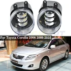 Высококачественные противотуманные фары для переднего бампера автомобиля, противотуманные фары для Toyota Corolla 2007 2008 2009, противотумансветильник фары для противотуманных фар, противотуманные фары