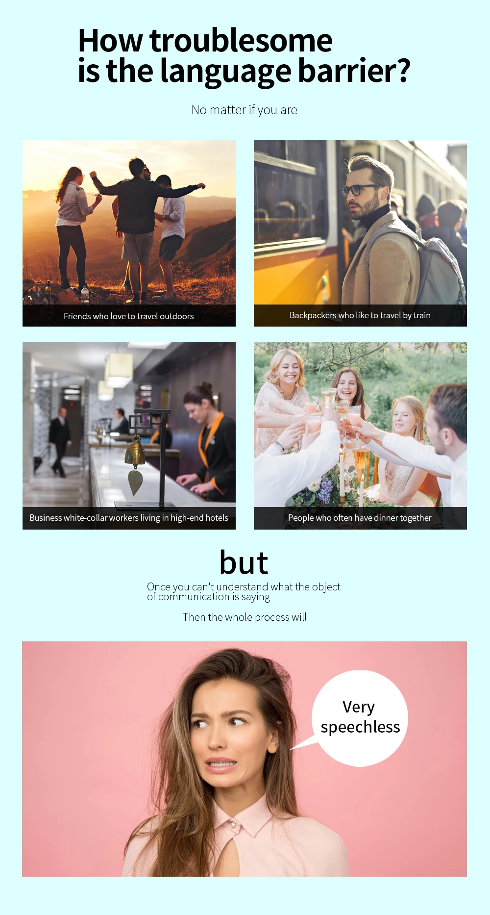 Умный портативный переводчик голоса Boeleo в режиме реального времени устройство