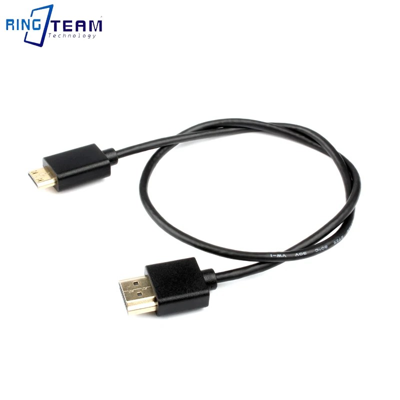 Подходит для видеокабеля Panasonic GH3 HD MiNi HDMI Тип C Интерфейс 2 0 Nikon D5600 D5300 D7500 D7200 D3400 D500