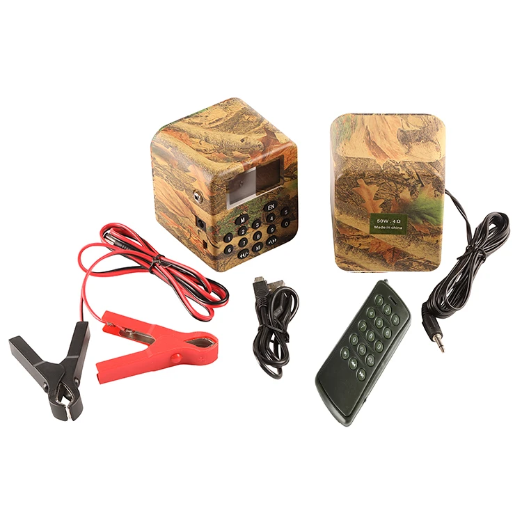 

PDDHKK 2 шт. 50 Вт динамик птица звук охота манок 300-500 м дистанционное управление 210 птица голоса громкий динамик птица звонящий MP3 плеер