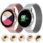 Ремешок для часов Samsung Galaxy watch Active 2, магнитный браслет для смарт-часов amazfit, 2022 мм