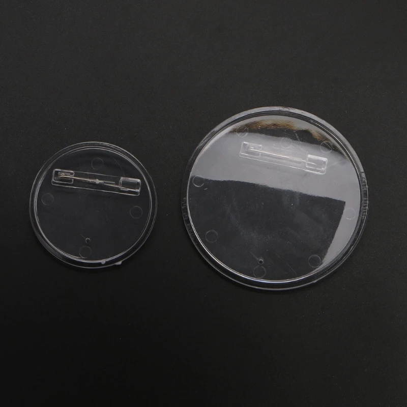 

20Pcs Handmade Acrylic Round Button Badge Clear Button Pin Badges Kit Craft Painting Badges Brooch Pins Jewelry Making
