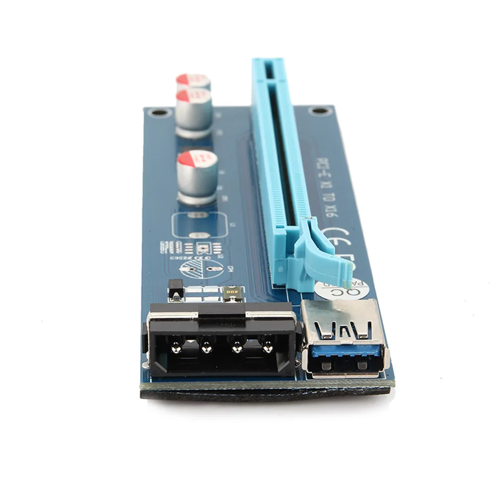 60 см PCIE 1X до 16X PCI Express Riser Card для шахтерской машины защита от перегрузки по току USB