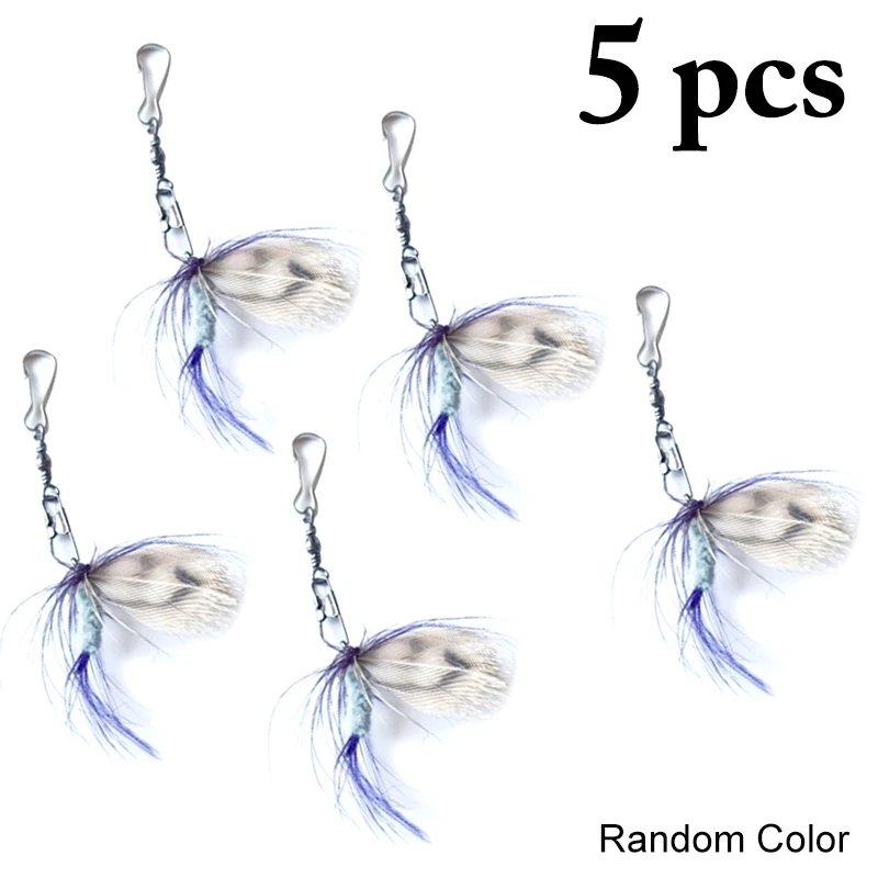 

Hot Selling Replacement Cat Toy Funny 5PCS Fashion Interactive Cat Teaser Replacement Cat Toy Refill Cat Supplies Random Color